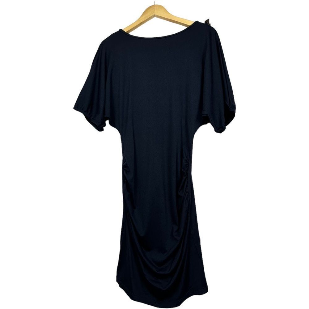 Susana Monaco Midnight Navy Blue Batwing Mini Dress NWT S